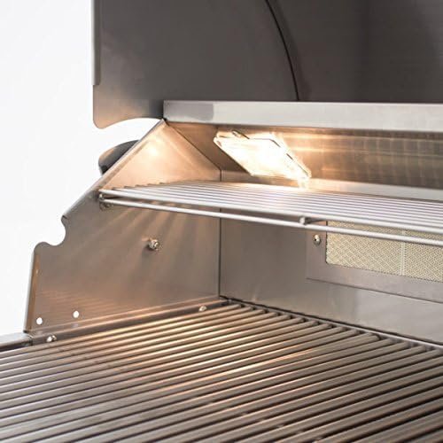 Blaze 32 Inch 4-Burner LTE Gas Grill with Rear Burner and Built-in Lighting System